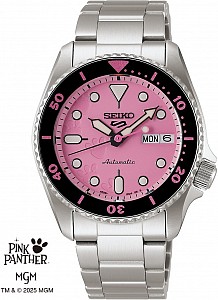 Seiko 5 Sports SKX Series Pink Panther Limited Edition SRPM07K1 - limitovaná edice 9999 kusů