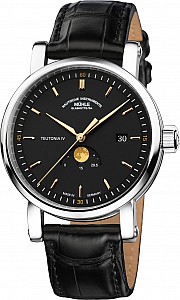 Mühle-Glashütte Teutonia IV Mondphase Goldakzenten