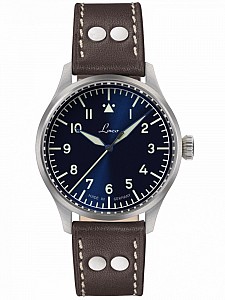 Laco Flieger PRO Blue Stuttgart 43 Handaufzug - 43 mm Ruční nátah