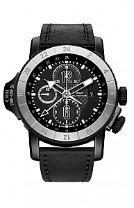Glycine Airman Airfighter Black / Silver PVD