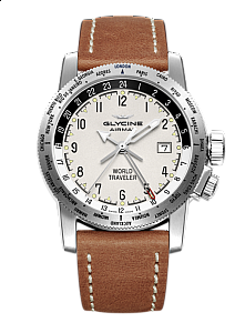 Glycine Airman World Traveler 3939.111.LB7BH