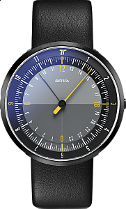 Botta-Design DUO Black-Yellow Black Edition Quartz