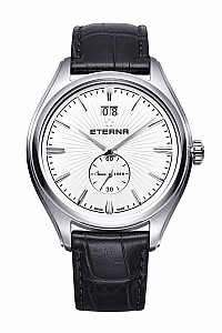 Eterna Avant-Garde Quartz BigDate white leather