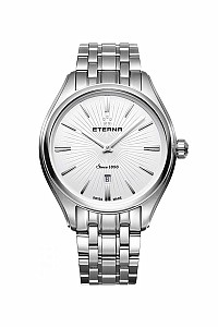 Eterna Avant-Garde Quartz Lady white steel