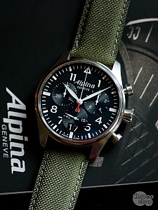 Alpina Pilot Big Date Chronograph KOMISE 420180038 - komisní prodej