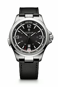 Victorinox Night Vision black leather