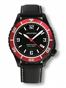Archimede SportTaucher Black red