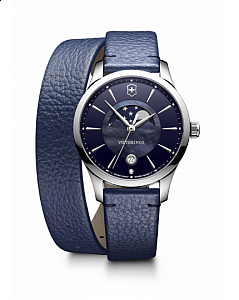 Victorinox Alliance Small blue leather