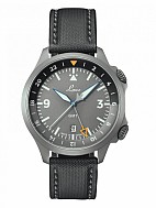 Laco Flieger Frankfurt GMT grau