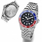 Steinhart Ocean One GMT BLUE-RED. 2 Ceramic