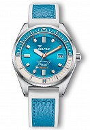 Squale Matic S Light Blue HydroLeather