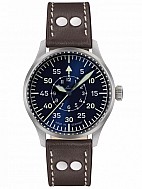 Laco Flieger PRO Blue Karlsruhe 43 Handaufzug