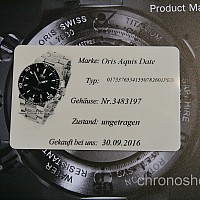 Oris Aquis Date St KOMISE 420170006