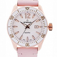 Eterna Lady KonTiki Diver Quartz White/Pink