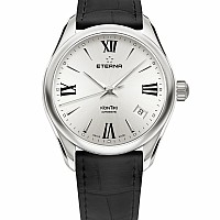 Eterna Lady Kontiki Automatic silver leather