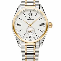 Eterna Lady Kontiki Quartz silver steel bicolor