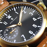 Steinhart Nav B-Uhr 44 Handaufzug Bronze