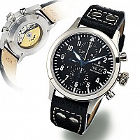 Steinhart Nav B-Chrono 44 mit Lederband