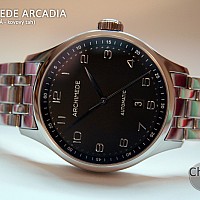 Archimede Klassik 42 černá-stříbrná