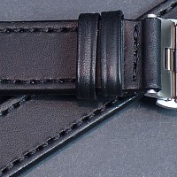 Steinhart kožený řemen 22 mm Pilotband Schwarz