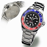 Steinhart OCEAN 44 GMT BLUE-RED