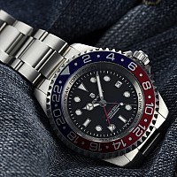 Steinhart OCEAN 44 GMT BLUE-RED