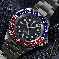 Steinhart OCEAN 44 GMT BLUE-RED