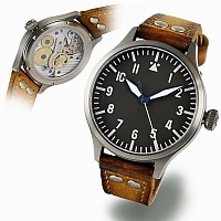 Steinhart Nav B-Uhr 47 Titan A-Muster Zentralsekunde