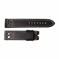 Steinhart kožený řemen 22 mm černý - Armband Schwarz