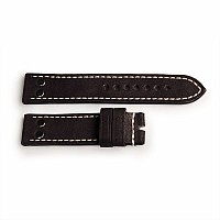 Steinhart kožený řemen 22 mm - Armband Schwarz, mit Nieten