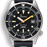 Squale 1521 Black Blasted