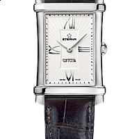 Eterna Contessa Two-Hands white roman brown alligator