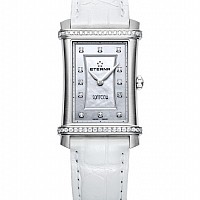 Eterna Contessa Two-Hands white alligator diamond