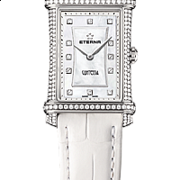 Eterna Contessa Two-Hands white alligator 288 diamonds