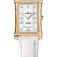 Eterna Contessa Two-Hands white rose gold diamonds