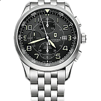 Victorinox AirBoss Mechanical Chronograph black steel