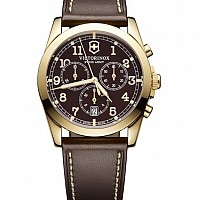 Victorinox Infantry Chronograph brown leather