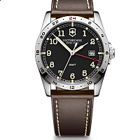 Victorinox Infantry GMT black leather