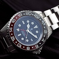 Steinhart OCEAN Forty-Four GMT BLACK-RED