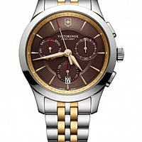 Victorinox Alliance Chronograph brown bicolor steel