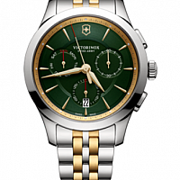 Victorinox Alliance Chronograph green bicolor steel