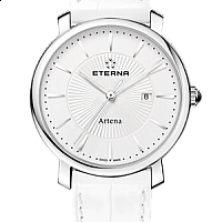 Eterna Artena Lady silver leather white