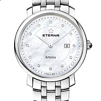 Eterna Artena Lady white m.o.p. steel