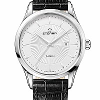 Eterna Artena Gent silver leather