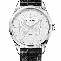 Eterna Artena Gent silver leather