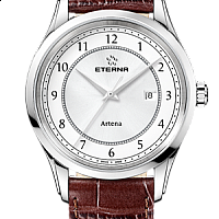 Eterna Artena Gent white leather brown