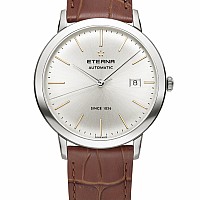 Eterna Eternity For Him Automatic silver/gold leather