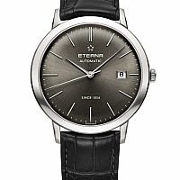 Eterna Eternity For Him Automatic charcoal leather