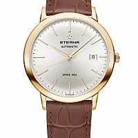Eterna Eternity For Him Automatic silver leather gold