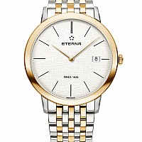 Eterna Eternity For Him Quartz 40 silver steel bicolor